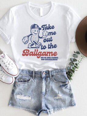 Take Me Out To The Ballgame Shirt, Baseball Game Day Tee, Vintage Sports Fan 261
